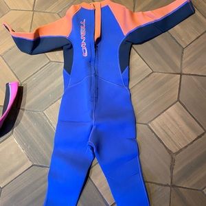 O’Neill wetsuit kids size 3 long sleeve and pant